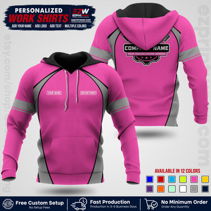 Custom Mechanic Work Shirt with Name, Logo & Text | Auto Shop Uniform | Workwear MCN 09