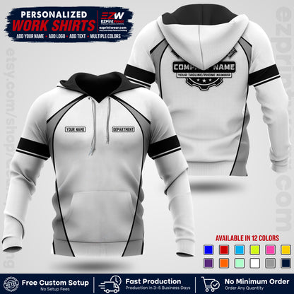 Custom Mechanic Work Shirt with Name, Logo & Text | Auto Shop Uniform | Workwear MCN 09