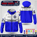 Custom Racing Windbreaker Jacket with Name, Logo & Text | Race Team Uniform | Motorsport Apparel RCJK12