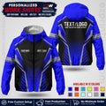 Custom Windbreaker Jacket with Name, Logo & Text, All Over Print Company Workwear, Employee Uniform WBJK13
