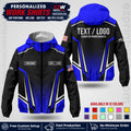 Custom Windbreaker Jacket with Name, Logo & Text, All Over Print Company Workwear, Employee Uniform WBJK17