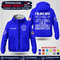 Custom Firefighter Windbreaker Jacket with Name, City Logo & Text | Fire Department Uniform | Employee Workwear FFJK08