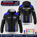 Custom Racing Windbreaker Jacket with Name, Logo & Text | Race Team Uniform | Motorsport Apparel RCJK09