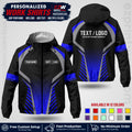 Custom Windbreaker Jacket with Name, Logo & Text, All Over Print Company Workwear, Employee Uniform WBJK19