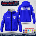 Custom EMS Windbreaker Jacket with Name, Logo & Text | EMS Team Uniform | EMS Apparel EMSJK 01