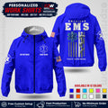 Custom EMS Windbreaker Jacket with Name, Logo & Text | EMS Team Uniform | EMS Apparel EMSJK 03