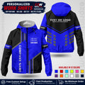 Custom Windbreaker Jacket with Name, Logo & Text, All Over Print Company Workwear, Employee Uniform WBJK10