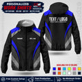 Custom Windbreaker Jacket with Name, Logo & Text, All Over Print Company Workwear, Employee Uniform WBJK04