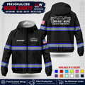 Personalized Trucking Windbreaker Jacket | Custom Company Workwear | Non-Reflective Reflective Style Safety Jacket | Company Uniform Jacket TWJK 04