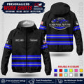 Custom Towing Windbreaker Jacket | Personalized Tow Truck Workwear | Non-Reflective Safety Stripe Jacket | Add Name Logo Text | Custom Windbreaker Jacket | Tow Truck Jacket TWJK 03
