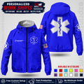 Custom EMS Windbreaker Jacket with Name, Logo & Text | EMS Team Uniform | EMS Apparel EMSJK 04