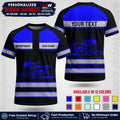 Personalized Truck Driver Workwear Uniform | Custom Safety Stripe Apparel | Non-Reflective Reflective Style Design TW02