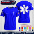 Custom EMS Shirt with Name, Logo & Text | EMS Team Uniform | First Responder Workwear EMSU04